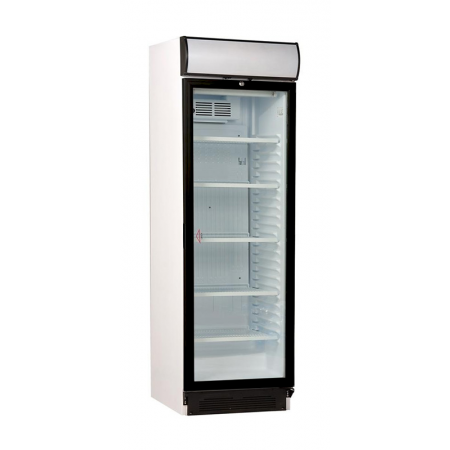 Refrigerated display case for beverages, R600a refrigerant gas, 220V power supply, 250W power