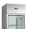 Reech-in freezer with glass door
