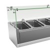 Countertop refrigerated preparation rail, capacity 78 liters, refrigerated agent R134a, voltage 220V, power 230W, weight 37KG