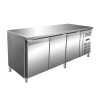 Worktop freezers, 3 doors, capacity 465 liters, dimensions 1795x700x860mm