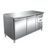 Worktop freezers, 2 doors, capacity 314 liters, dimensions 1360x700x860mm
