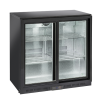 Glass door refrigerator for drinks, capacity 325 liters