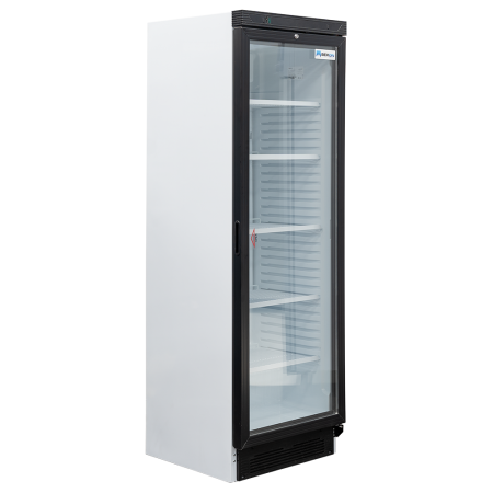 Refrigerated display case for beverages, R600a refrigerant gas, 220V power supply, 250W power