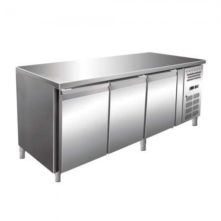 Worktop refrigerator, 3 doors, capacity 465 liters, dimensions 1795x700x860mm