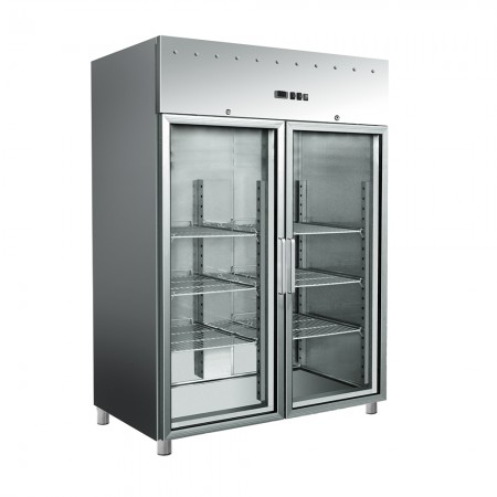 Reech-in freezers, capacity 1476, inox structure, dimensions 1480x830x2010mm