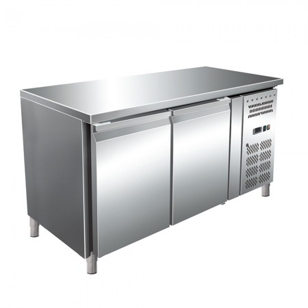 Worktop refrigerator, 2 doors, capacity 314 liters, dimensions 1360x700x860mm