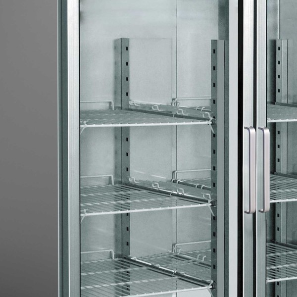 Reech-in freezers, capacity 1476, inox structure, dimensions 1480x830x2010mm