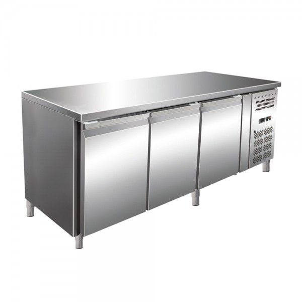 Worktop refrigerator, 3 doors, capacity 465 liters, dimensions 1795x700x860mm